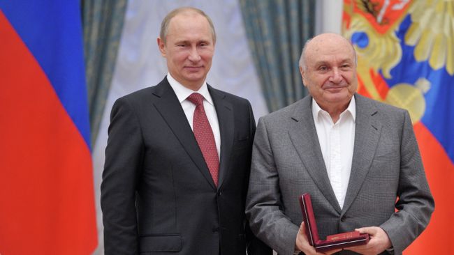 Владимир Путин и Михаил Жванецкий