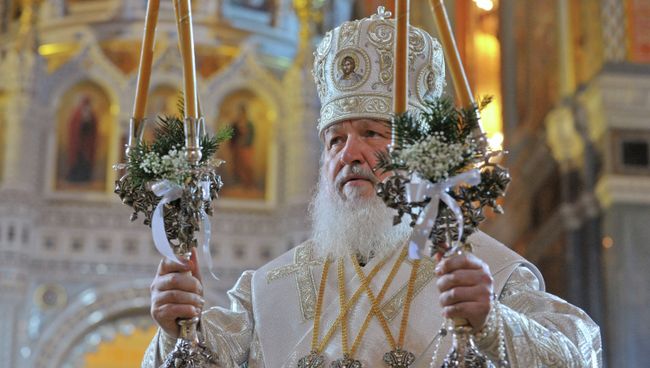 Рождественское богослужение в храме Христа Спасителя. Архивное фото