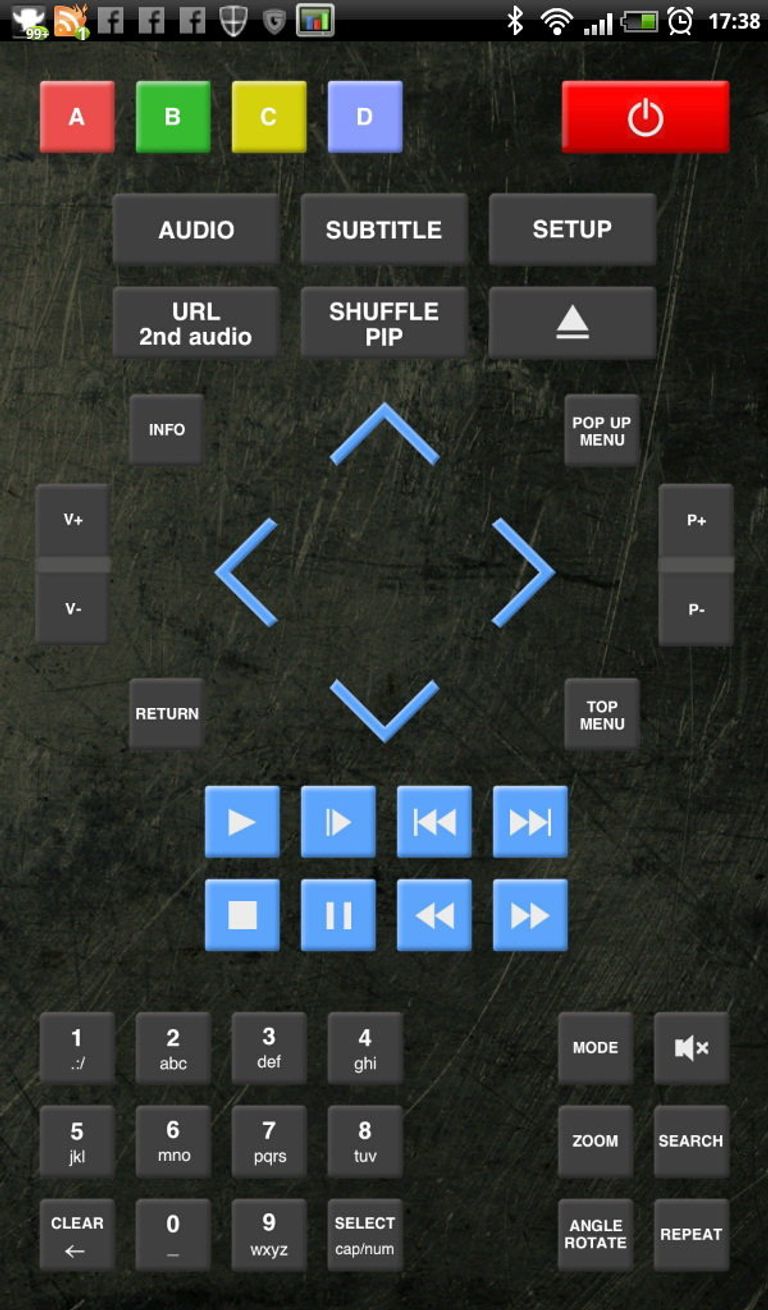 Dune Media Controller на планшете Dune Media Controller на планшете