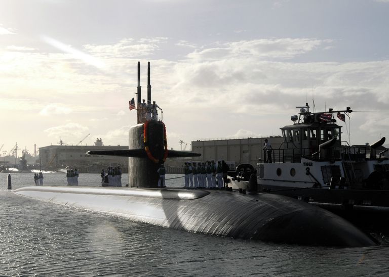 Американская атомная подводная лодка Jacksonville. Архив Американская атомная подводная лодка Jacksonville. Архив
