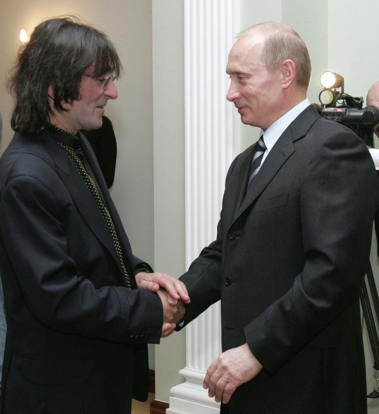 Музыкант Юрий Башмет и президент России Владимир Путин Музыкант Юрий Башмет и президент России Владимир Путин
