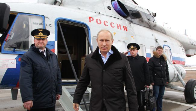 Рабочая поездка президента РФ Владимира Путина в Крымск Рабочая поездка президента РФ Владимира Путина в Крымск