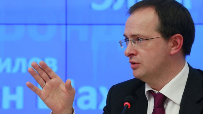 П/к министров Дмитрия Ливанова и Владимира Мединского