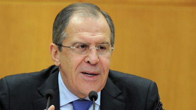 Министр иностранных дел Российской Федерации С.В.Лавров. Архив