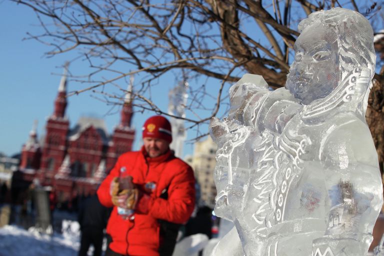 Этап Гран-При России по ледовой скульптуре в Москве Этап Гран-При России по ледовой скульптуре в Москве