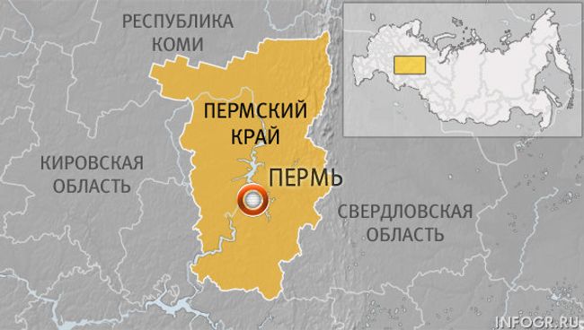 Пермь. Карта