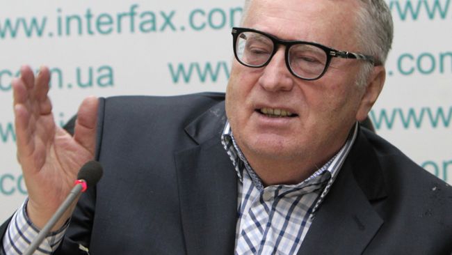 Владимир Жириновский на пресс-конференции в Киеве