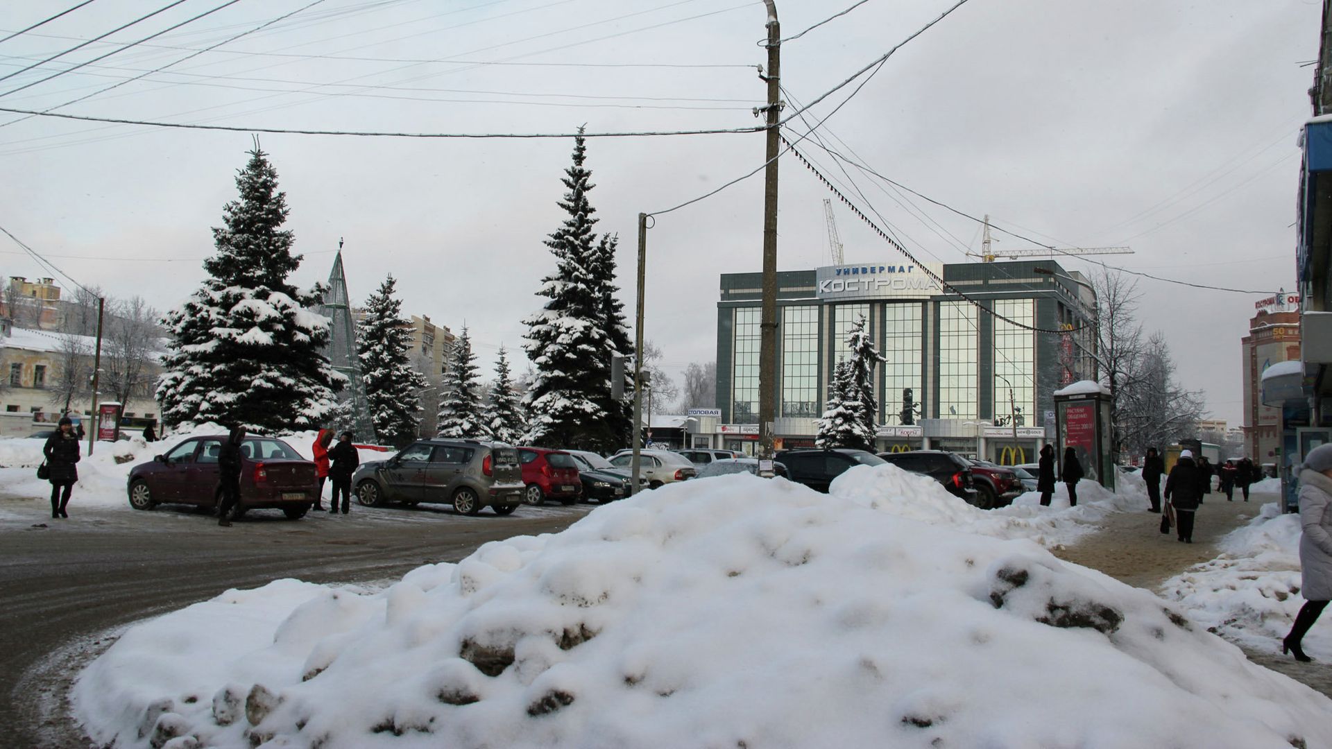 Снегопад в Костроме Снегопад в Костроме - РИА Новости, 1920, 07.02.2026