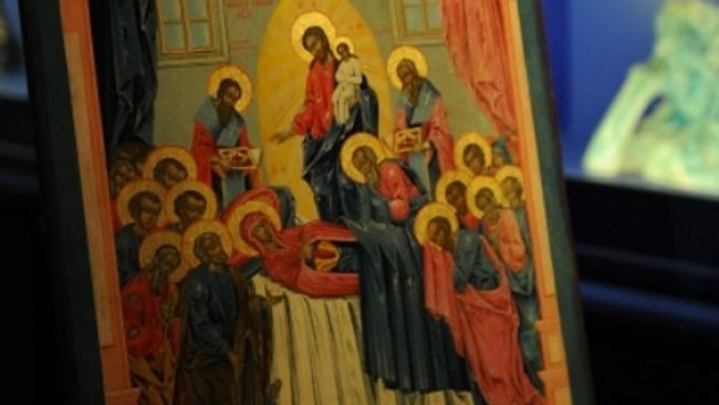 Икона «Успение Богородицы с образом Богоматери Неопалимая Купина» Икона «Успение Богородицы с образом Богоматери Неопалимая Купина»