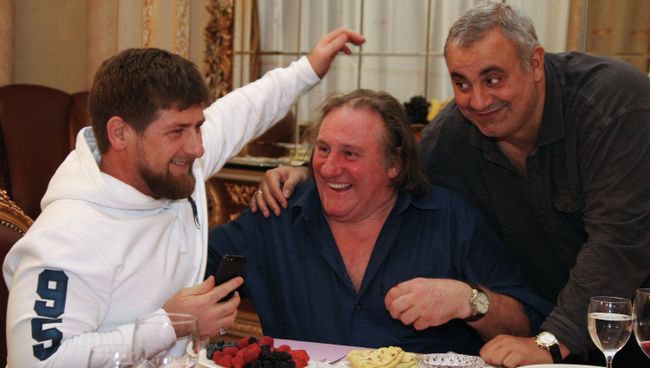 Французский актер Жерар Депардье прибыл в Грозный Французский актер Жерар Депардье прибыл в Грозный