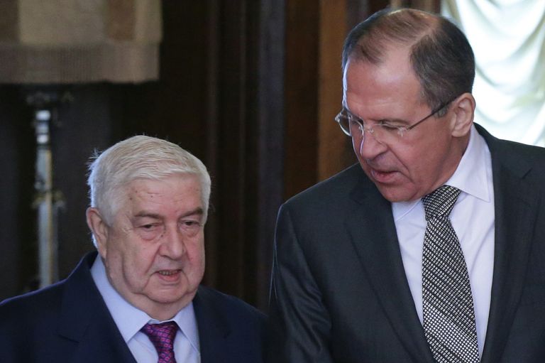 Встреча глав МИД России и Сирийской Арабской Республики Встреча глав МИД России и Сирийской Арабской Республики