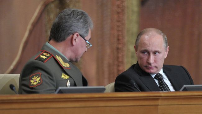 В.Путин на заседании Коллегии министерства обороны РФ В.Путин на заседании Коллегии министерства обороны РФ