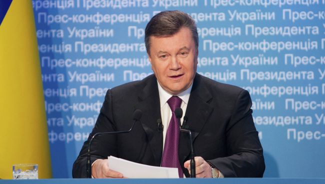 Президент Украины Виктор Янукович