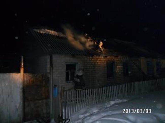 Пожар в Челябинской области Пожар в Челябинской области