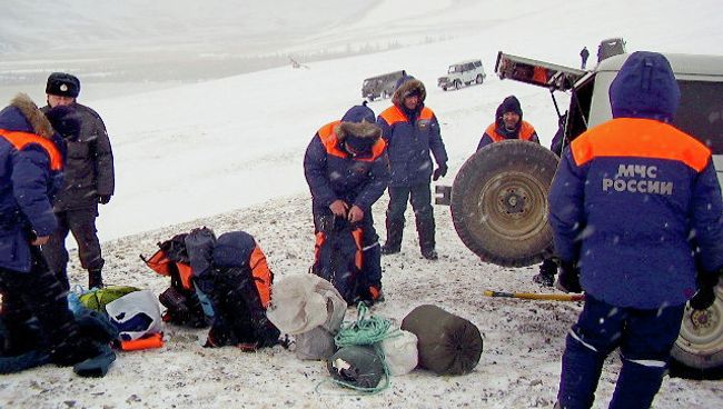 Поисковая команда в Туве