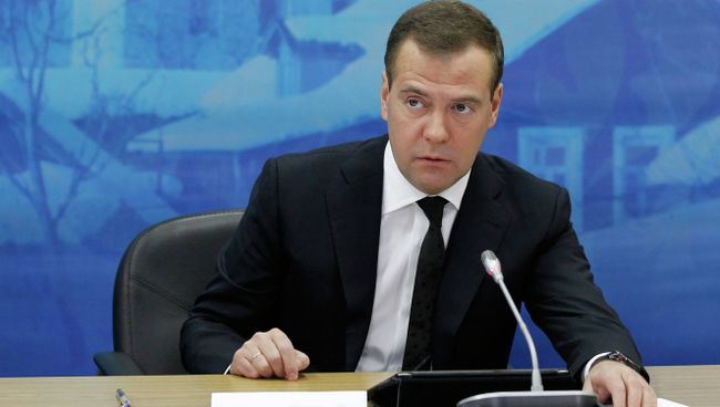 Председатель правительства РФ Дмитрий Медведев