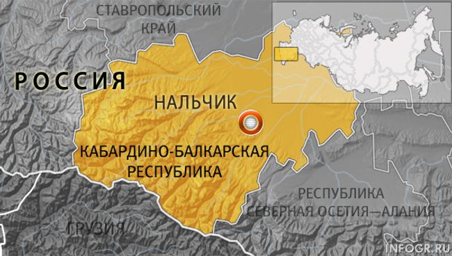 Нальчик. Карта
