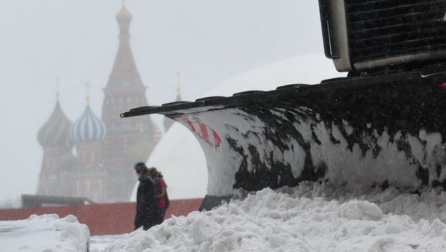 Мартовская метель в Москве Мартовская метель в Москве