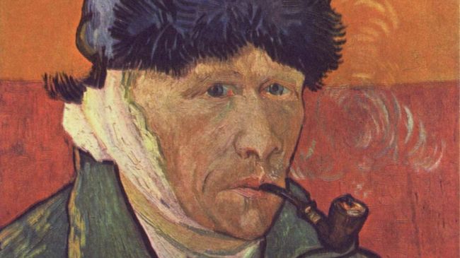Винсент Ван Гог. Автопортрет с отрезанным ухом, 1889 Винсент Ван Гог. Автопортрет с отрезанным ухом, 1889