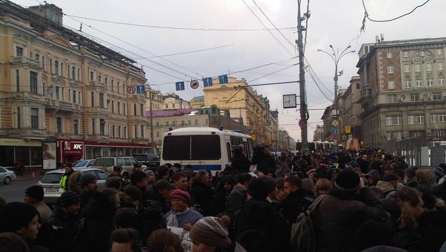 Акция на Триумфальной площади 31 марта 2013 года