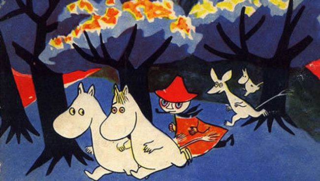 Обложка книги Туве Янсон Муми-тролль и комета Обложка книги Туве Янсон Муми-тролль и комета