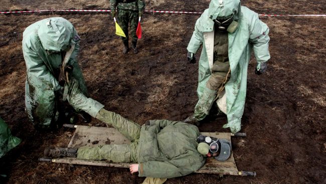 Учения по ликвидации аварии на радиационно-опасном объекте в Приморье Учения по ликвидации аварии на радиационно-опасном объекте в Приморье
