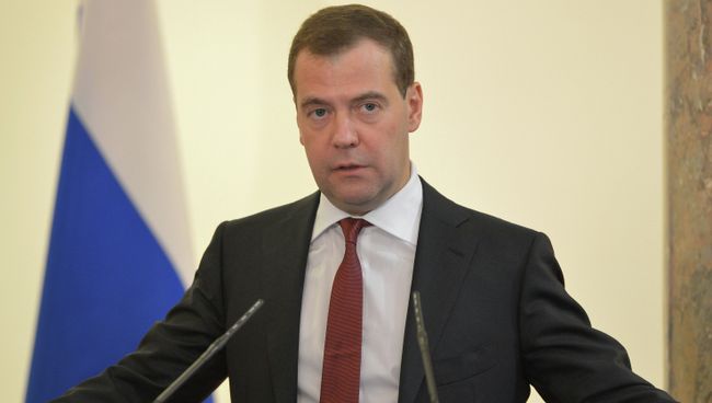 Председатель правительства РФ Дмитрий Медведев. Архивное фото