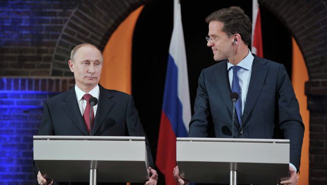 Рабочий визит В.Путина в Нидерланды