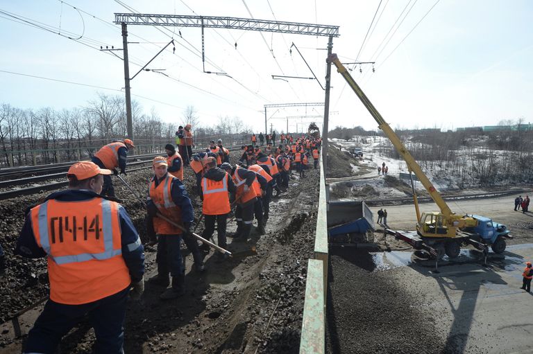 Ликвидация последствий ДТП на Каширском шоссе в Подмосковье Ликвидация последствий ДТП на Каширском шоссе в Подмосковье