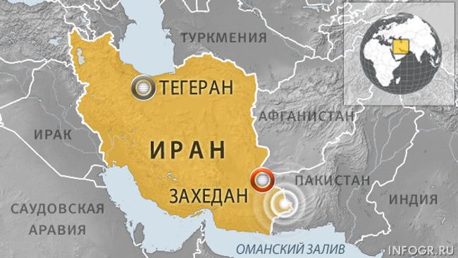 Карта Ирана Карта Ирана