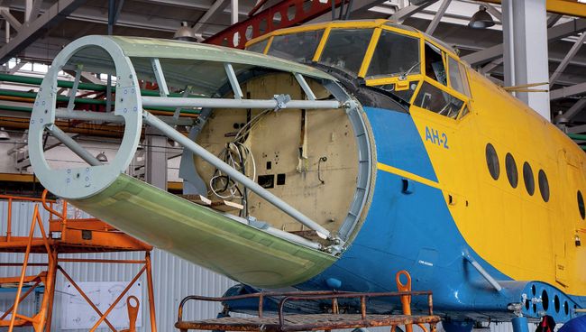 Силовая рама для двигателя Ан-2 — разработка СибНИА, архивное фото Силовая рама для двигателя Ан-2 — разработка СибНИА, архивное фото