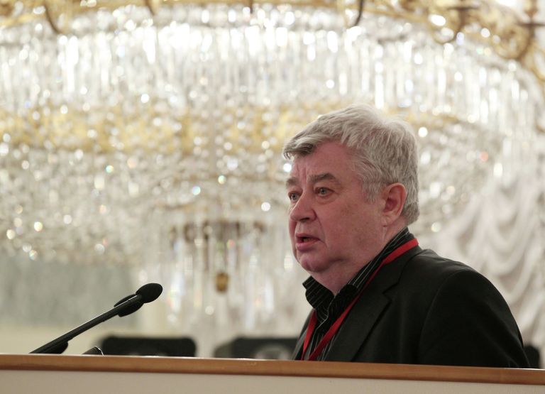 Председатель Союза журналистов России Всеволод Богданов на X Съезде Союза Журналистов России в Колонном зале Дома Союзов Председатель Союза журналистов России Всеволод Богданов на X Съезде Союза Журналистов России в Колонном зале Дома Союзов