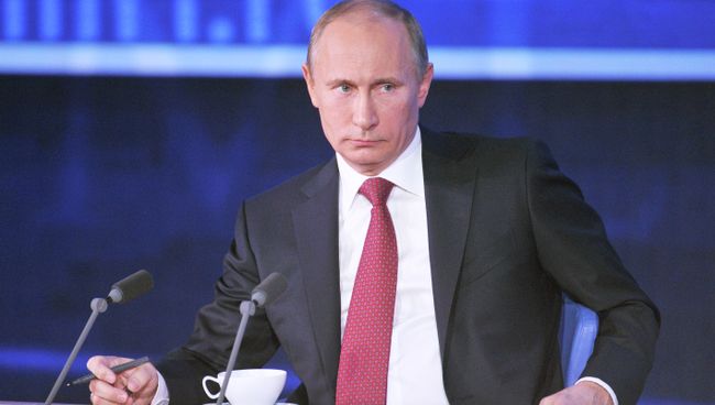 Пресс-конференция Владимира Путина. Архив
