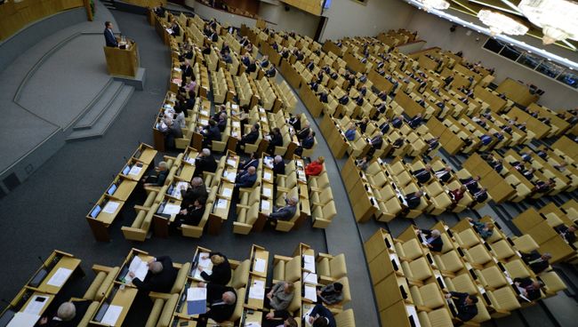 Пленарное заседание Госдумы РФ. Архив
