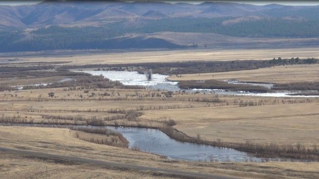 Ликвидация ледового затора на реке Хилок в Бурятии Ликвидация ледового затора на реке Хилок в Бурятии