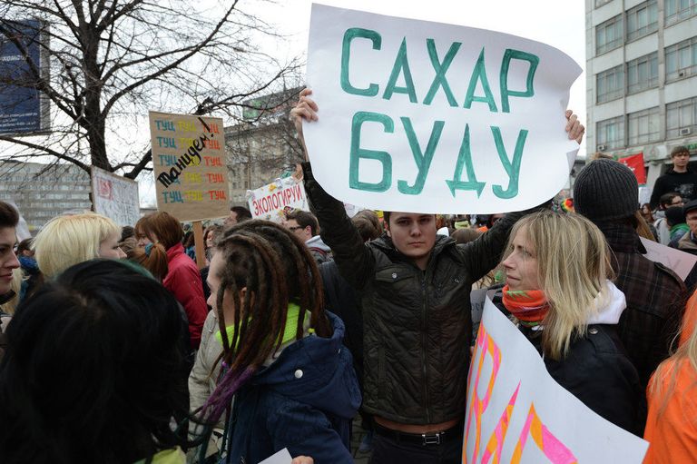 Новосибирская Монстрация шагнула Вперед в темное прошлое Новосибирская Монстрация шагнула Вперед в темное прошлое