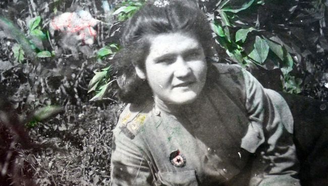 Мария Михайловна Рохлина, санинструктор, ветеран Великой Отечественной войны Мария Михайловна Рохлина, санинструктор, ветеран Великой Отечественной войны