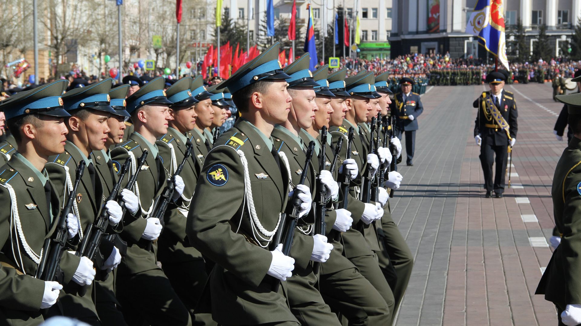 Военный парад в Улан-Удэ Военный парад в Улан-Удэ - РИА Новости, 1920, 09.05.2021