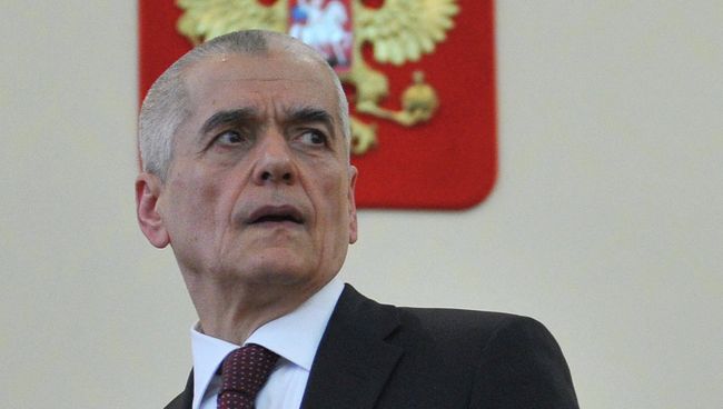 Глава Роспотребнадзора Геннадий Онищенко. Архивное фото Глава Роспотребнадзора Геннадий Онищенко. Архивное фото