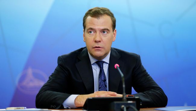 Председатель правительства России Дмитрий Медведев