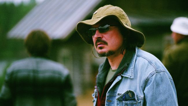Алексей Балабанов на съемках фильма Груз 200