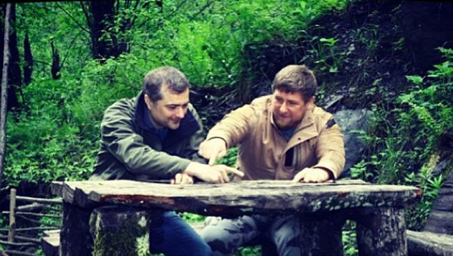 Рамзан Кадыров и Владислав Сурков
