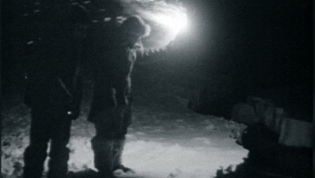 Полярная ночь на дрейфующей станции Северный полюс. Кадры из архива Полярная ночь на дрейфующей станции Северный полюс. Кадры из архива