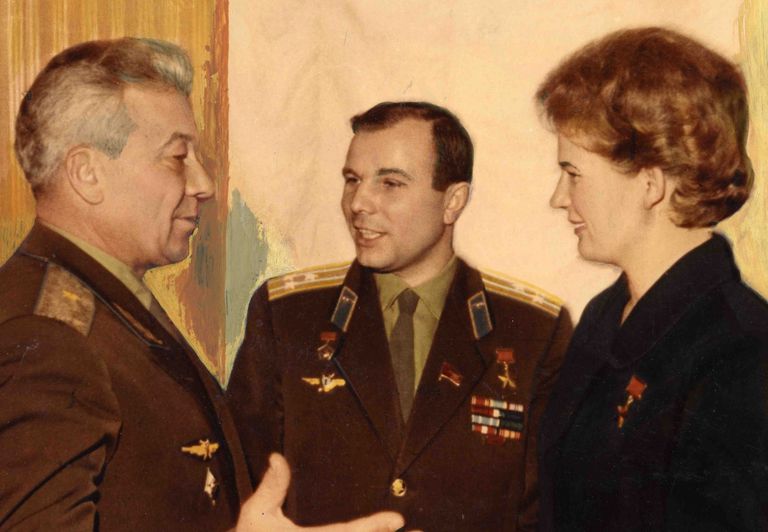Анатолий Ляпидевский, Юрий Гагарин, Валентина Терешкова