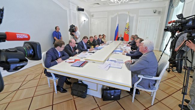 В.Путин провел совещание по развитию ОСК В.Путин провел совещание по развитию ОСК