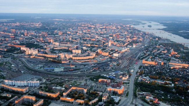 Новосибирск с верхней точки Новосибирск с верхней точки