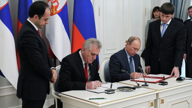 Встреча В.Путина с Т.Николичем Встреча В.Путина с Т.Николичем
