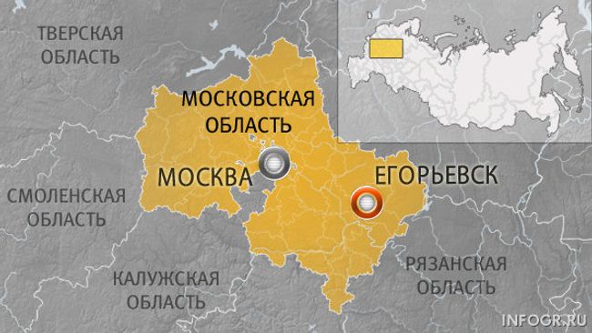 Город Егорьевск Московской области