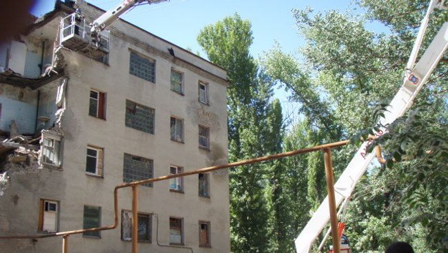 Обрушение части общежития в Новочеркасске Обрушение части общежития в Новочеркасске