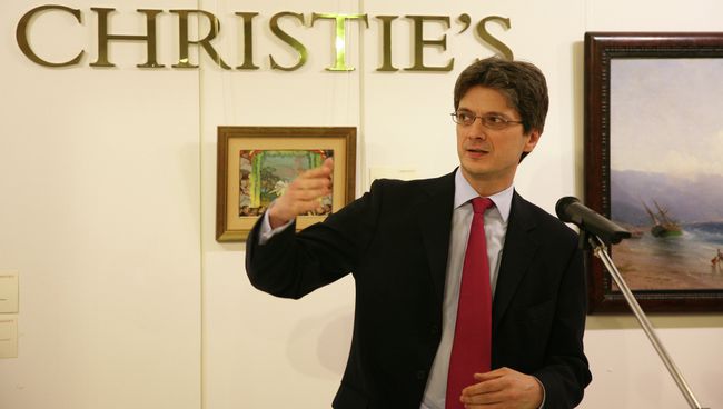 Глава департамента русского искусства Christie's Алексей Тизенгаузен Глава департамента русского искусства Christie's Алексей Тизенгаузен